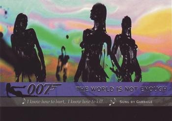 2004 Rittenhouse The Quotable James Bond - The Quotable Theme Songs #T1 The World Is Not Enough / Goldfinger Front