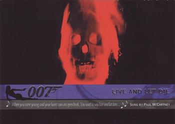 2004 Rittenhouse The Quotable James Bond - The Quotable Theme Songs #T6 Live And Let Die / Thunderball Front