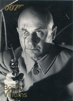 2004 Rittenhouse The Quotable James Bond - Bond Villains #F5 Donald Pleasence as Ernst Stavro Blofeld Front