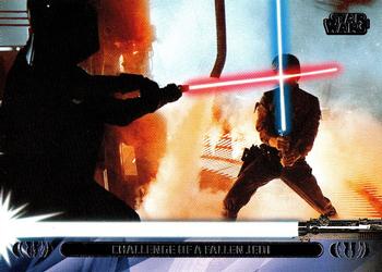 2013 Topps Star Wars: Jedi Legacy #28L Challenge of a fallen Jedi / Duels Darth Vader Front