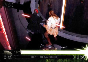 2013 Topps Star Wars: Jedi Legacy #12A Death of a Mentor / Death of Qui-Gon Jinn Front