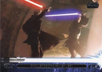2013 Topps Star Wars: Jedi Legacy #28A Challenge of a fallen Jedi / Duels Count Dooku Front