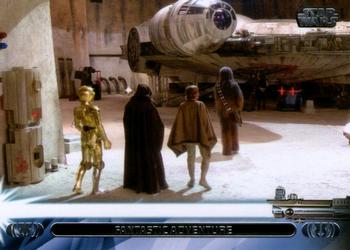 2013 Topps Star Wars: Jedi Legacy #9L Fantastic Adventure / Leaves Tatooine for Alderaan Front