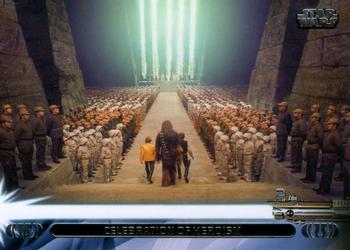 2013 Topps Star Wars: Jedi Legacy #15L Celebration of Heroism / Yavin Ceremony Front
