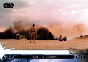 2013 Topps Star Wars: Jedi Legacy #6L Death of a Guardian / Death of Owen and Beru Lars Front