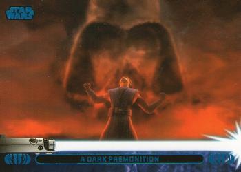 2013 Topps Star Wars: Jedi Legacy - Blue Foil #22A A dark premonition / Visions on Mortis Front