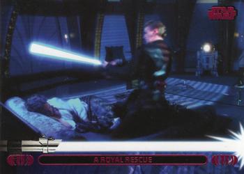 2013 Topps Star Wars: Jedi Legacy - Magenta Foil #11A A Royal Rescue / Thwarts assassination attempt on Amidala Front