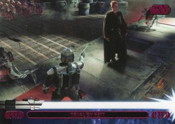 2013 Topps Star Wars: Jedi Legacy - Magenta Foil #25A Trial by Fett / Captured by Jango Fett Front
