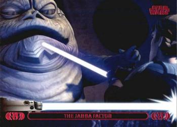 2013 Topps Star Wars: Jedi Legacy - Magenta Foil #34A The Jabba Factor / Jabba is an ally Front