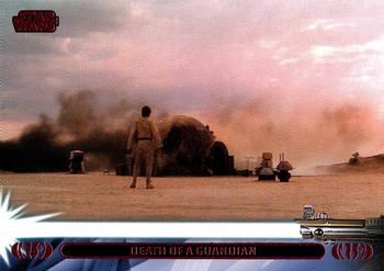 2013 Topps Star Wars: Jedi Legacy - Magenta Foil #6L Death of a Guardian / Death of Owen and Beru Lars Front