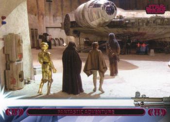2013 Topps Star Wars: Jedi Legacy - Magenta Foil #9L Fantastic Adventure / Leaves Tatooine for Alderaan Front
