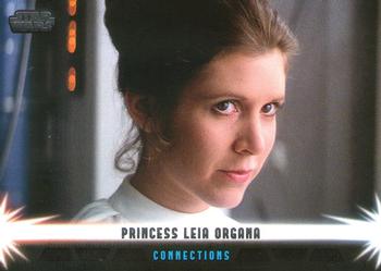 2013 Topps Star Wars: Jedi Legacy - Connections #C-7 Princess Leia Organa Front