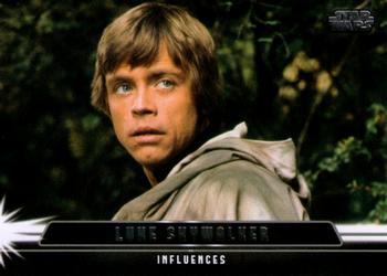 2013 Topps Star Wars: Jedi Legacy - Influences #I-8 Luke Skywalker Front
