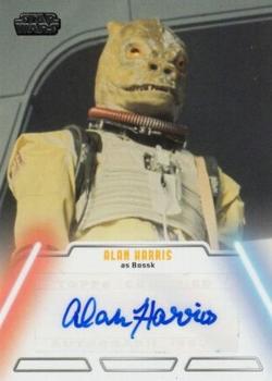 2013 Topps Star Wars: Jedi Legacy - Autographs #NNO Alan Harris Front