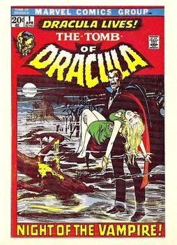 1984 FTCC Marvel Superheroes First Issue Covers #21 Tomb of Dracula Front