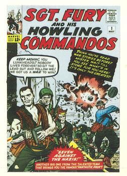 1984 FTCC Marvel Superheroes First Issue Covers #3 Sgt. Fury and His Howling Commandos Front