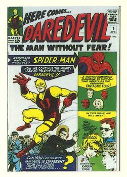 1984 FTCC Marvel Superheroes First Issue Covers #6 Daredevil Front