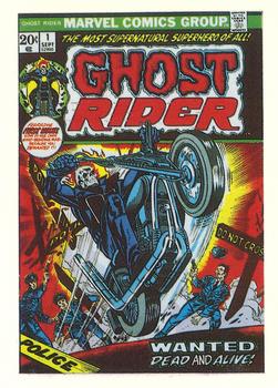 1984 FTCC Marvel Superheroes First Issue Covers #7 Ghost Rider Front