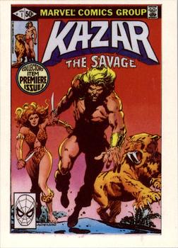 1984 FTCC Marvel Superheroes First Issue Covers #15 Ka-Zar Front