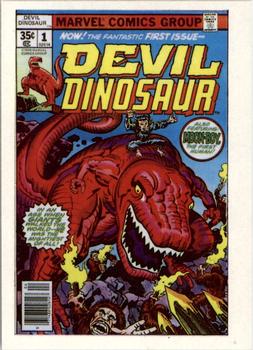 1984 FTCC Marvel Superheroes First Issue Covers #46 Devil Dinosaur Front