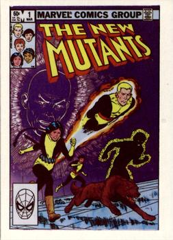 1984 FTCC Marvel Superheroes First Issue Covers #52 The New Mutants Front