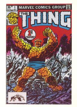 1984 FTCC Marvel Superheroes First Issue Covers #53 The Thing Front