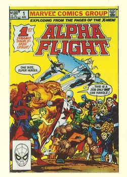 1984 FTCC Marvel Superheroes First Issue Covers #54 Alpha Flight Front