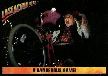 1993 Topps Last Action Hero #41 A Dangerous Game! Front