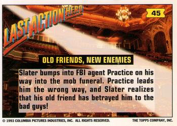 1993 Topps Last Action Hero #45 Old Friends, New Enemies Back