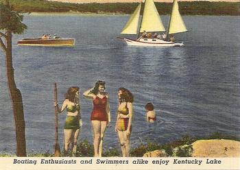 1952 Great Kentucky Dam / Beautiful Kentucky Lake #NNO Boating Enthusiasts and Swimmers alike enjoy Kentucky Lake Front