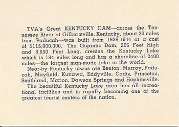 1952 Great Kentucky Dam / Beautiful Kentucky Lake #NNO A String of Fish - Taken from Waters below Kentucky Dam Back