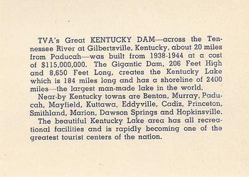 1952 Great Kentucky Dam / Beautiful Kentucky Lake #NNO Bathing Beach on Beautiful Kentucky Lake Back