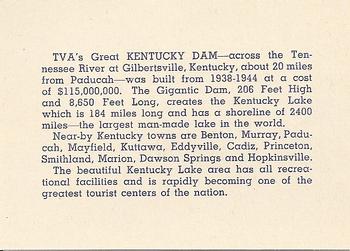 1952 Great Kentucky Dam / Beautiful Kentucky Lake #NNO Motor Boating on the Beautiful Kentucky Lake Back