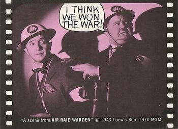 1975 Fleer Hollywood Slap-Stickers #NNO I think we won the war! / Laurel & Hardy: Air Raid Warden Front