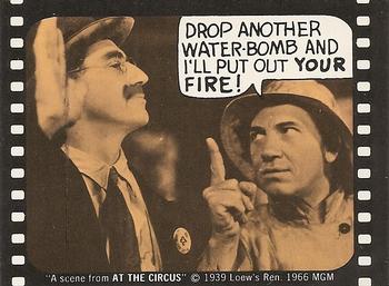 1975 Fleer Hollywood Slap-Stickers #NNO Drop another water-bomb and I'll put out your fire! / Marx Brothers: At the Circus Front