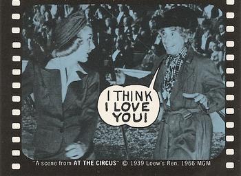 1975 Fleer Hollywood Slap-Stickers #NNO I think I love you! / Marx Brothers: At the Circus Front
