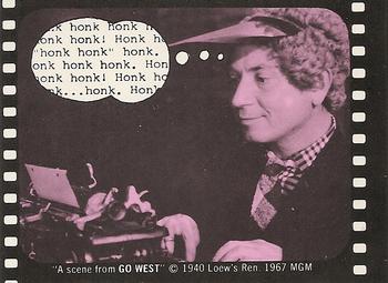 1975 Fleer Hollywood Slap-Stickers #NNO (honk honk honk!) / Marx Brothers: Go West Front