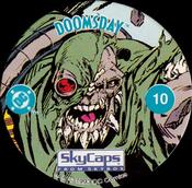 1993 SkyBox Skycaps DC Comics #10 Doomsday Front