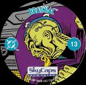 1993 SkyBox Skycaps DC Comics #13 Brainiac Front