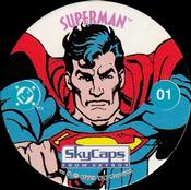 1993 SkyBox Skycaps DC Comics #1 Superman Front