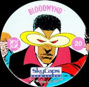 1993 SkyBox Skycaps DC Comics #20 Bloodwynd Front