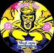 1993 SkyBox Skycaps DC Comics #25 Booster Gold Front