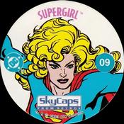 1993 SkyBox Skycaps DC Comics #9 Supergirl Front