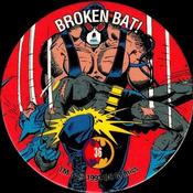 1993 SkyBox Skycaps Knightfall #36 Broken Bat! Front