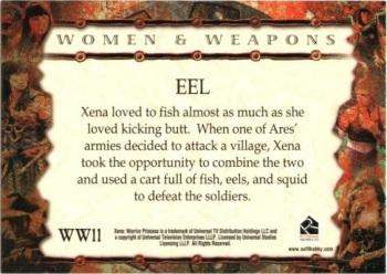 2007 Rittenhouse Xena Dangerous Liasons - Women and Weapons #WW11 Eel Back