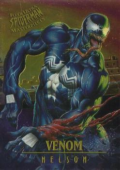 1995 Fleer Ultra Spider-Man - Masterpieces #7 Venom Front