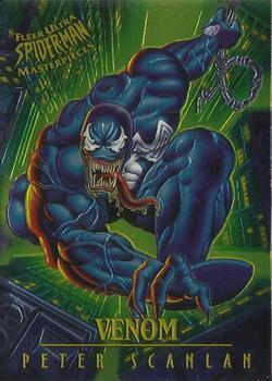 1995 Fleer Ultra Spider-Man - Masterpieces #9 Venom Front