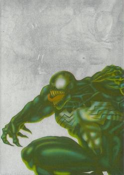 1995 Fleer Ultra Spider-Man - HoloBlast #6 Venom vs. Scarlet Spider Front