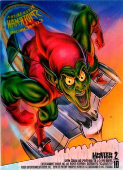 1995 Fleer Ultra Spider-Man - ClearChrome #2 Green Goblin Back