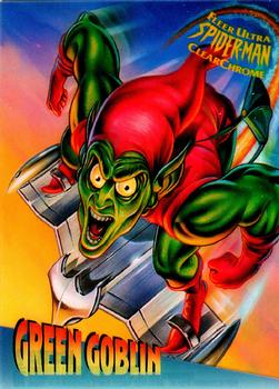 1995 Fleer Ultra Spider-Man - ClearChrome #2 Green Goblin Front